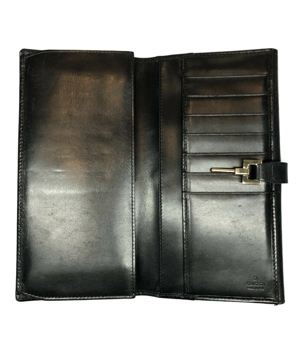 Gucci Jackie Long Wallet GG Black